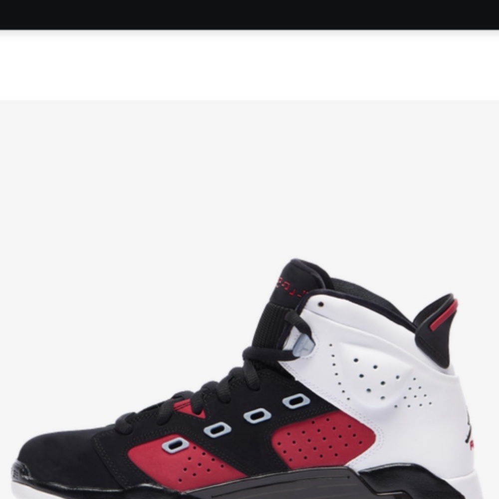 Air Jordan Black, Red And White Sneakers - Picture 8 of 11